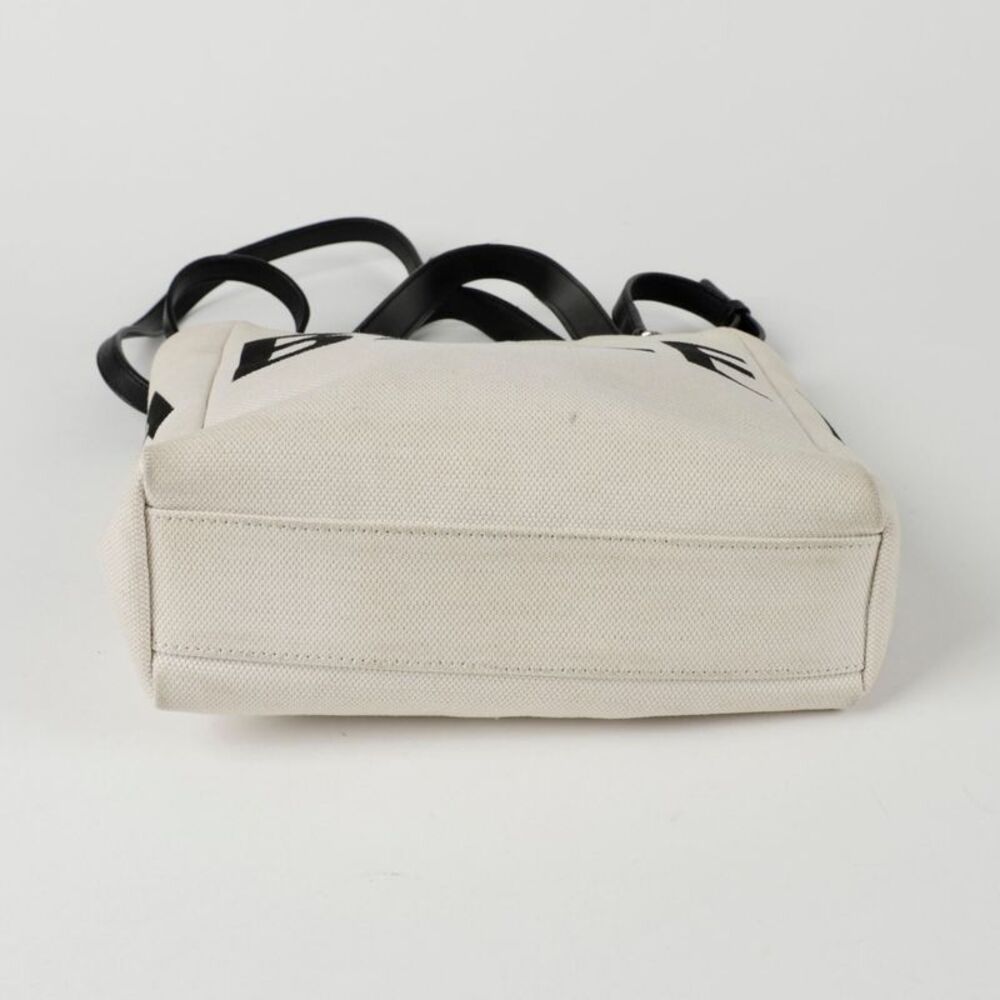 Logo Canvas Tote Shoulder Bag - Picture 10 of 10